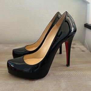Christian Louboutin Rolando 120 Patent Leather Calf Heel